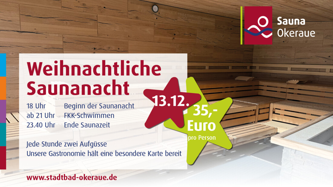 Foto einer Sauna mit Infos, siehe weitere Informationen